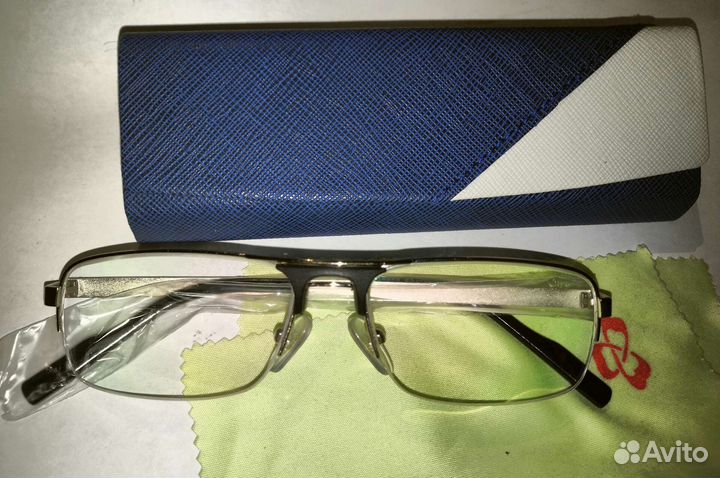 Очки для чтения +2.5 Алю оправа + органич. стекло