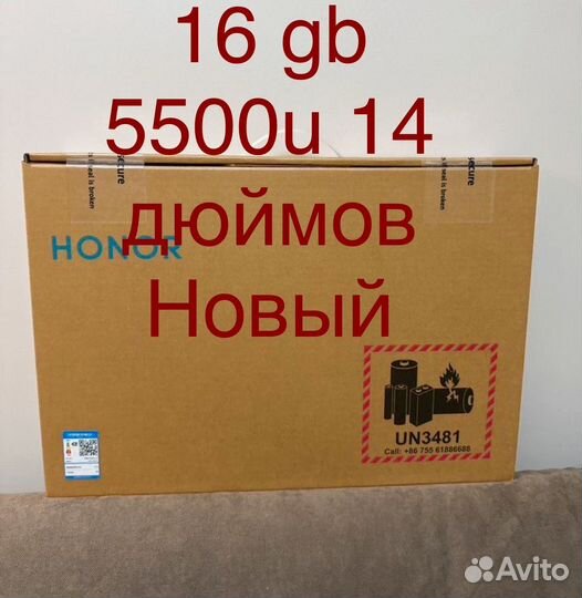 Honor magicbook 14 16 512 5500u 2024 г