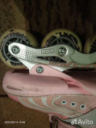 Роликовые коньки детские раздвижные