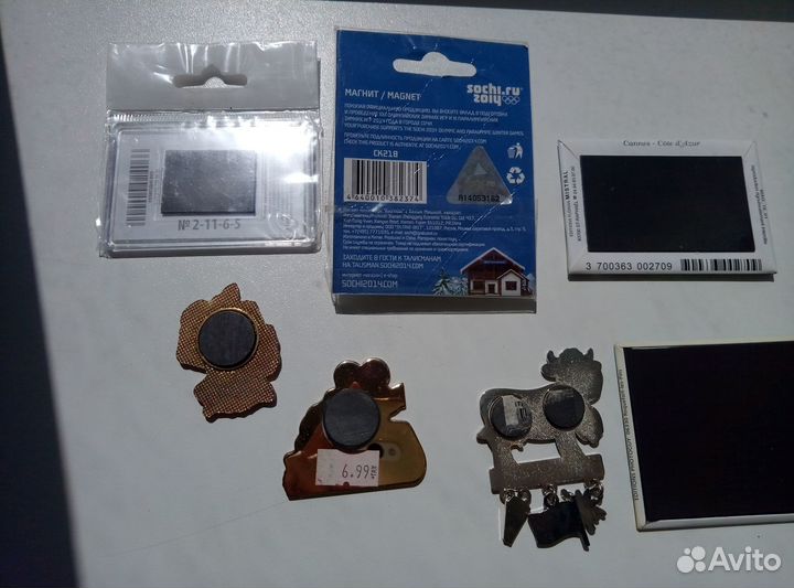 Коллекция магнитов из разных стран, оригинальные