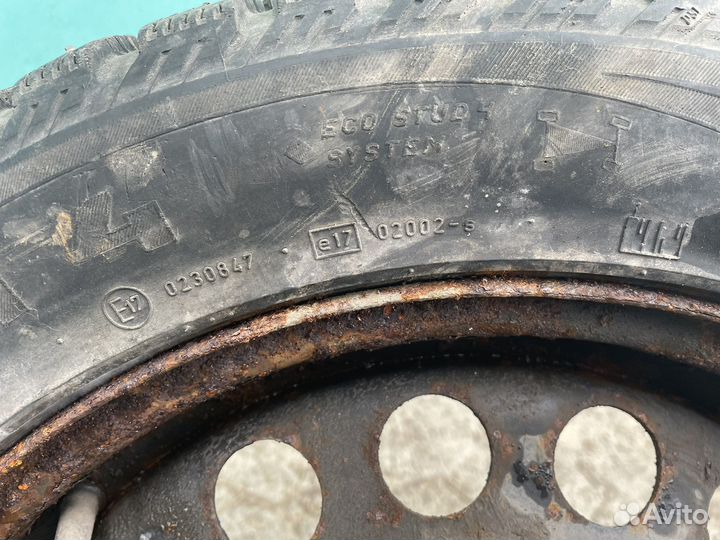 Штамповки r16 4*100 + резина зимняя