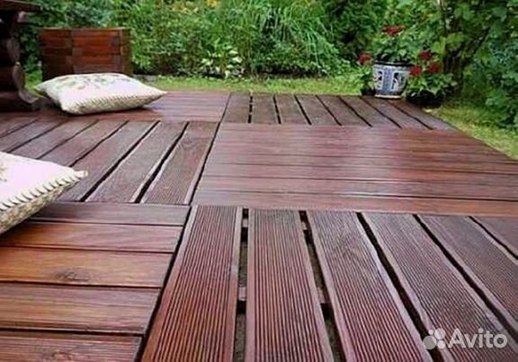 Терассная доска дпк полнотелая