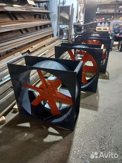 Сушильные камеры древесины - осевые вентиляторы во