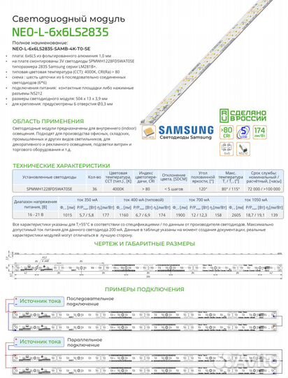 Линейный светильник