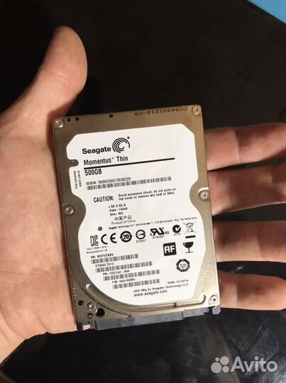 SeaGate 500Gb Momentus Thin