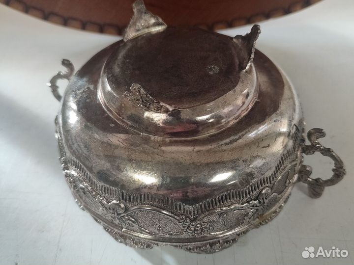 Конфетница из мельхиора