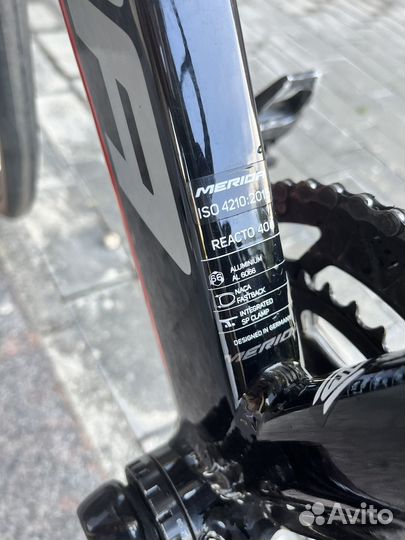 Шоссейный велосипед Merida Reacto 400 (2020) M/L