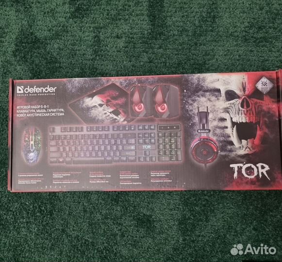 Игровой набор Defender Tor MHP-127 черный