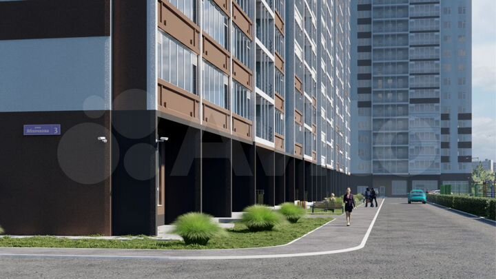 3-к. квартира, 88,9 м², 12/17 эт.