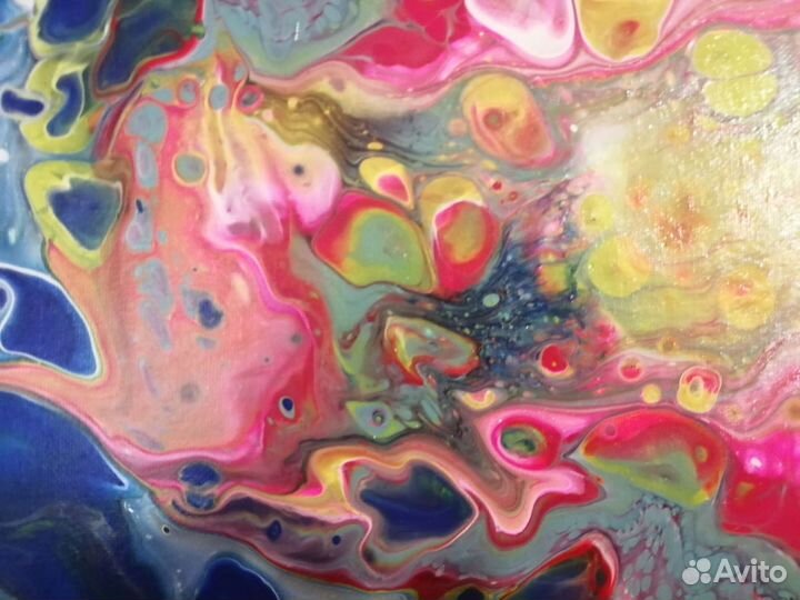 Картины флюид арт
