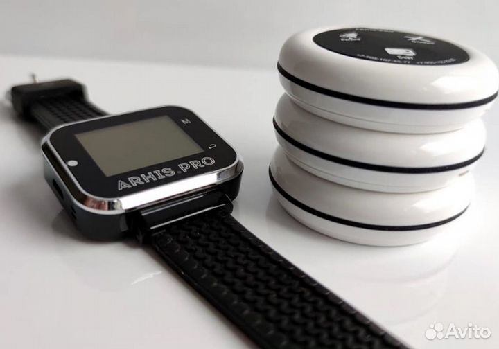 Кнопка вызова персонала, официанта, часы-пейджер