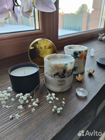 Ароматическая свеча ручной работы