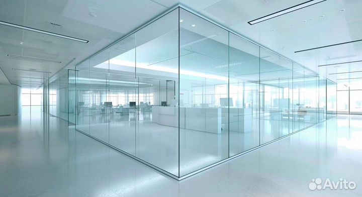 Стеклянные перегородки