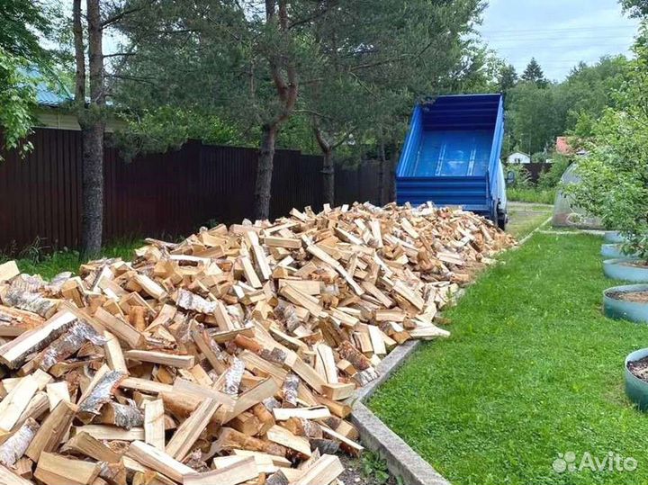 Дрова березовые. Колотые