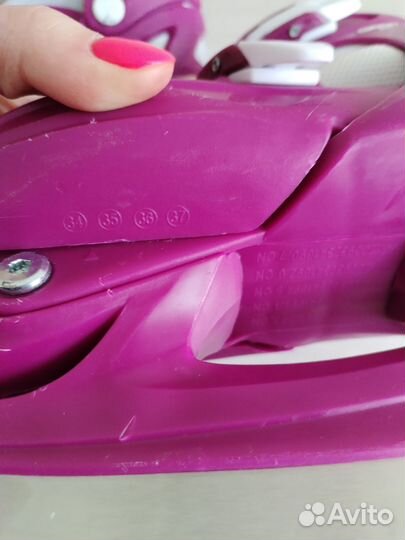 Коньки детские раздвижные 34 37