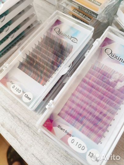 Цветные ресницы для наращивания