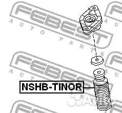 Пыльник+отбойник nissan almera 00-06/primera 96-07