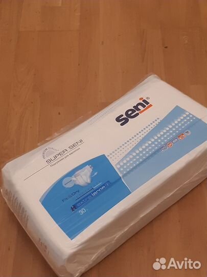 Памперсы для взрослых seni xl 4 и Tena L 3