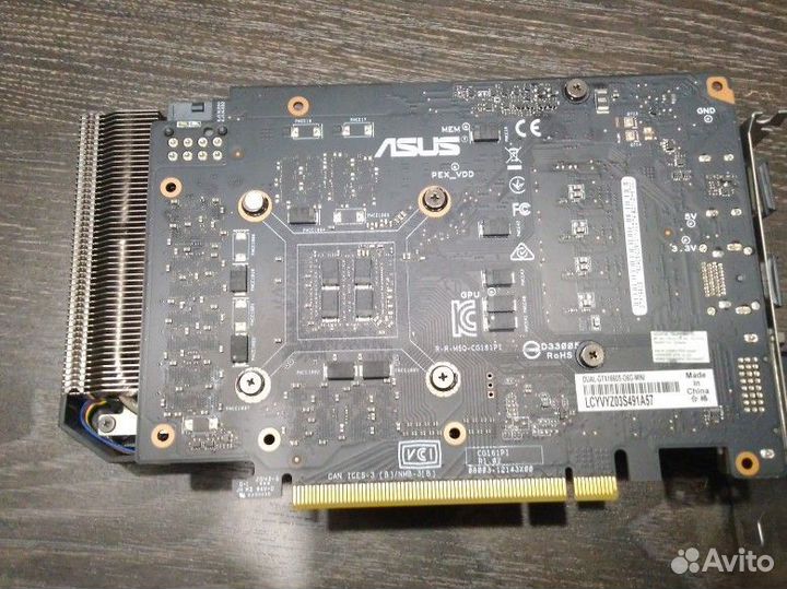 Видеокарта asus GTX 1660 super dual mini