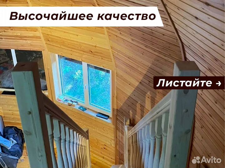Лестницы из дерева на даче