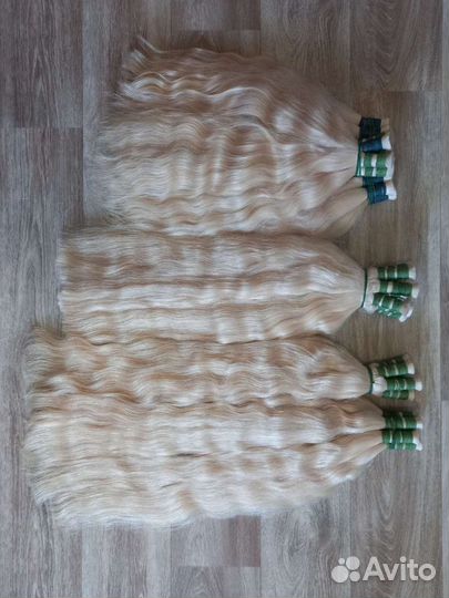 Волосы природная волна 50-55см