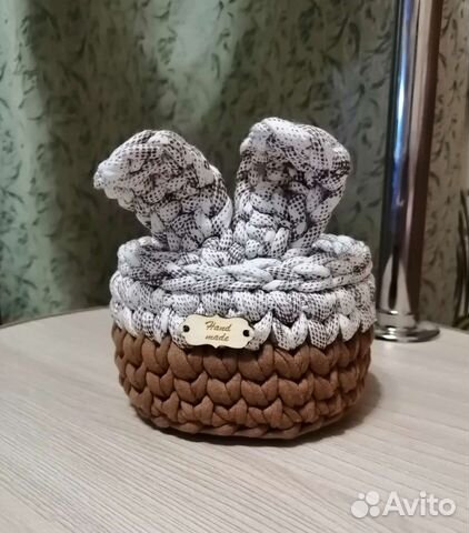 Корзина-зайка