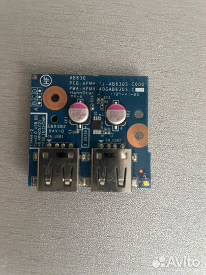 Плата usb HP pavilion dv7