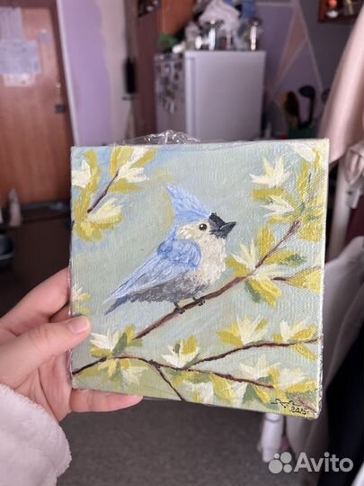 Картина акрилом на холсте на заказ