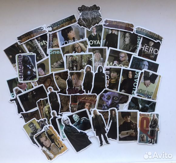 Наклейки Гарри Поттер 50 шт