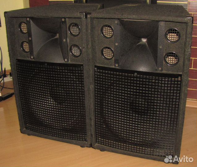 Колонки активные EVM 1000W QS153P 2шт Park Fx700Es