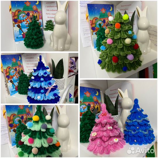 Елка ручной работы