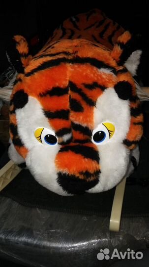 Детская качалка Уссурийский тигр плюшевый