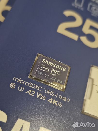 Карта памяти MicroSD Samsung 256 Pro+ 256gb