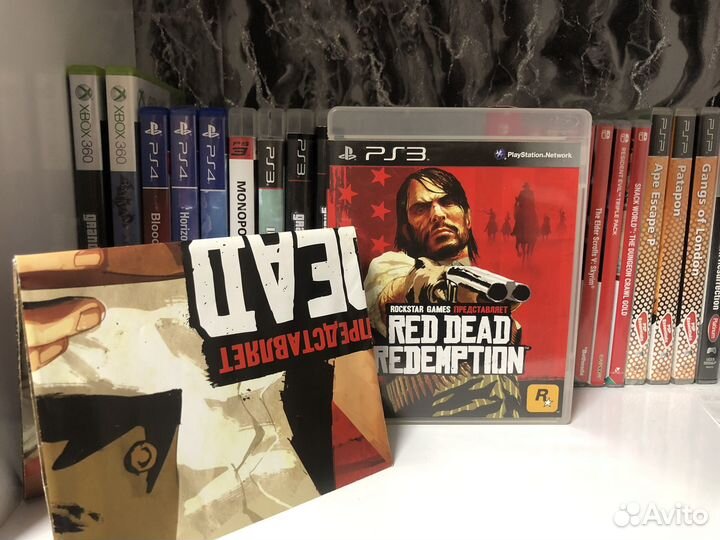 Red dead redemption с картой ps3 игра
