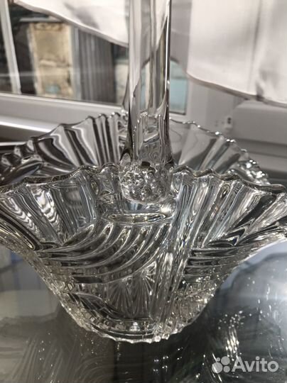 Ваза хрусталь корзинка конфетница