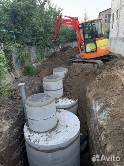 Канализация, выгребная яма, септик под ключ