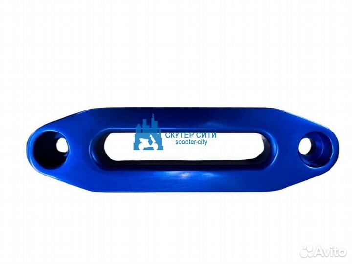 Клюз аллюминевый для лебедок межболт. отв. 124 мм