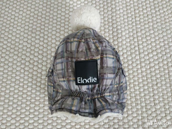 Зимняя шапка ушанка Elodie, 6-12 мес