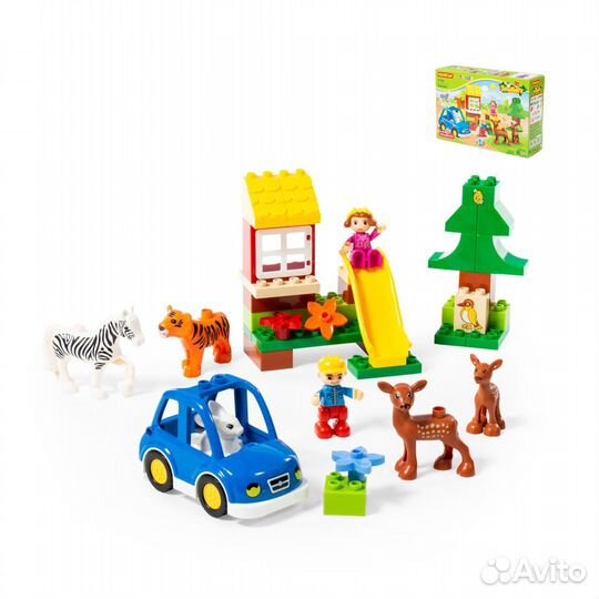 Конструктор Макси Зоопарк Полесье 77752