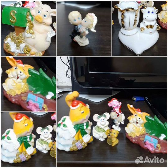 Статуэтки,подсвешник,держатель телефона