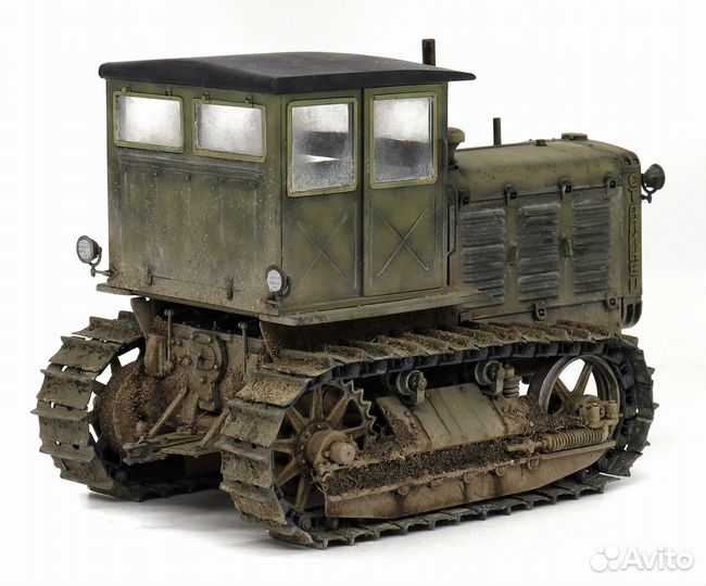 Маштабная модель трактора С-65 «сталинец»