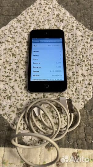 Плеер iPod touch 4th 8gb