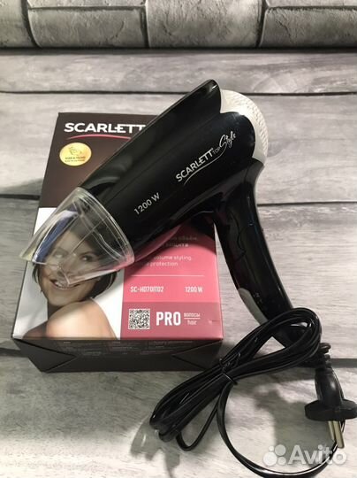 Новый мощный фен scarlett 1200W