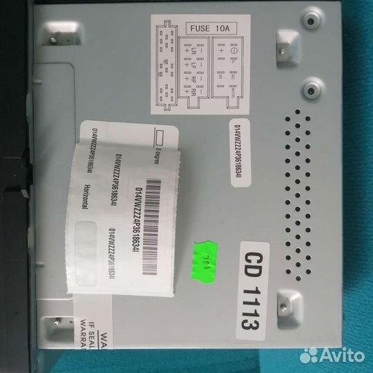 Штатное головное устройство volkswagen