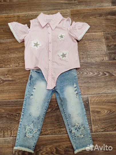 Модный комплект для девочки 5-6 лет