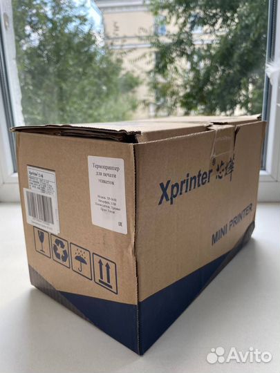 Термопринтер для чеков и наклеек Xprinter Xp-365B
