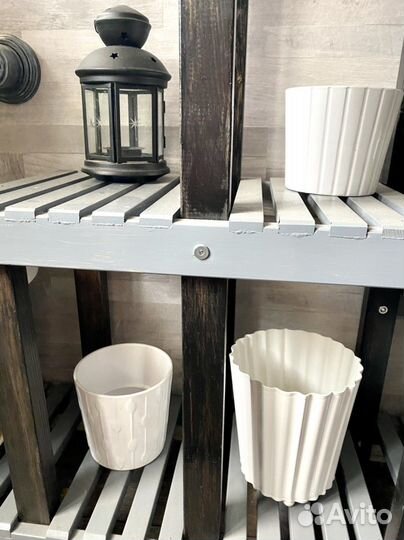 Кашпо цветочные горшки 10 шт икеа