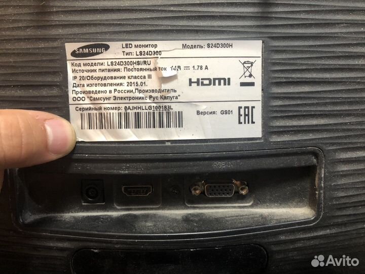 Монитор Samsung s24d300h
