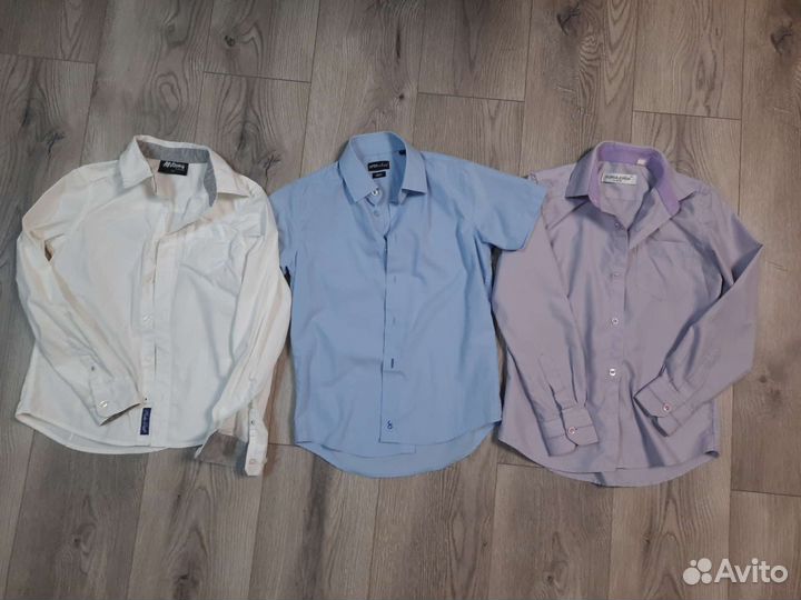 Рубашки для мальчика р.134
