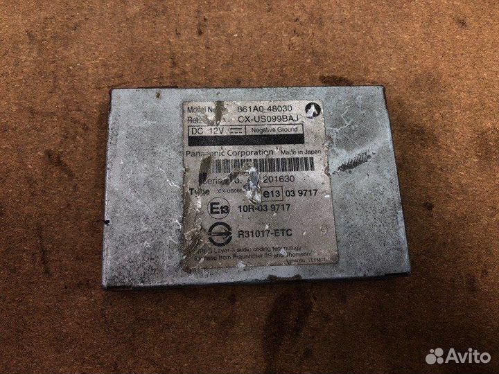 Блок управления магнитолой Toyota Highlander XU40